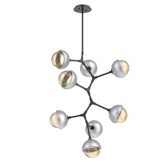 Cabochon Chandelier Large Pendant Matte Black (1289|CHB0093-VB-MB-A-001-L3-CS)