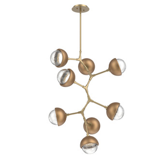 Cabochon Chandelier Large Pendant Gilded Brass (1289|CHB0093-VB-GB-C-001-L3-NB)