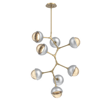 Cabochon Chandelier Large Pendant Gilded Brass (1289|CHB0093-VB-GB-A-001-L1-CS)