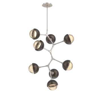 Cabochon Chandelier Large Pendant Beige Silver (1289|CHB0093-VB-BS-A-001-L3-FB)
