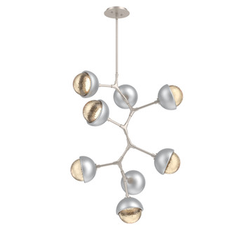 Cabochon Chandelier Large Pendant Beige Silver (1289|CHB0093-VB-BS-A-001-L3-CS)