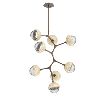 Cabochon Chandelier Large Pendant Burnished Bronze (1289|CHB0093-VB-BB-C-001-L3-TR)