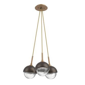 Cabochon Multi Light Pendant Single Port Canopy Novel Brass (1289|CHB0093-0E-NB-C-C01-L1-FB)