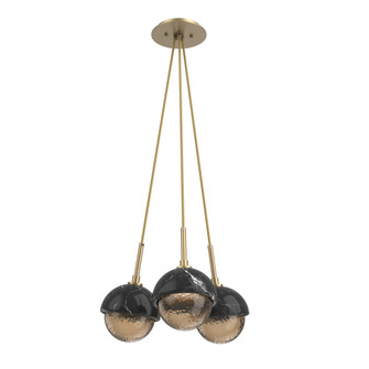 Cabochon Multi Light Pendant Single Port Canopy Novel Brass (1289|CHB0093-0E-NB-B-C01-L1-BM)