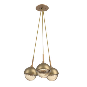 Cabochon Multi Light Pendant Single Port Canopy Novel Brass (1289|CHB0093-0E-NB-A-C01-L1-GB)