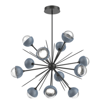 Cabochon Chandelier Large Pendant Matte Black (1289|CHB0093-0B-MB-C-001-L1-BU)