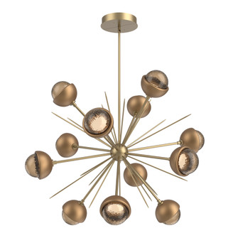 Cabochon Chandelier Large Pendant Gilded Brass (1289|CHB0093-0B-GB-B-001-L3-NB)