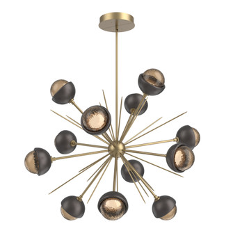 Cabochon Chandelier Large Pendant Gilded Brass (1289|CHB0093-0B-GB-B-001-L1-GP)