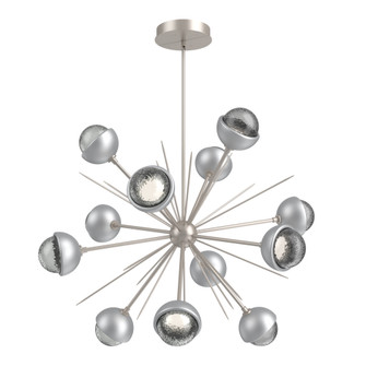 Cabochon Chandelier Large Pendant Beige Silver (1289|CHB0093-0B-BS-S-001-L3-CS)