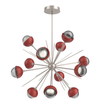 Cabochon Chandelier Large Pendant Beige Silver (1289|CHB0093-0B-BS-S-001-L1-RE)