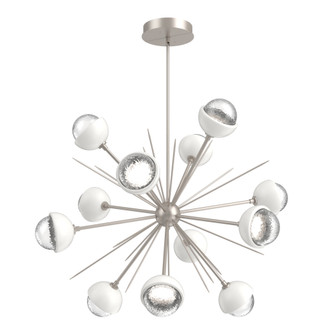 Cabochon Chandelier Large Pendant Beige Silver (1289|CHB0093-0B-BS-C-001-L3-WI)