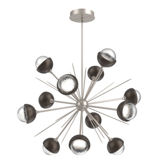 Cabochon Chandelier Large Pendant Beige Silver (1289|CHB0093-0B-BS-C-001-L3-FB)