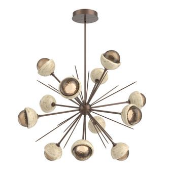 Cabochon Chandelier Large Pendant Burnished Bronze (1289|CHB0093-0B-BB-B-001-L1-TR)