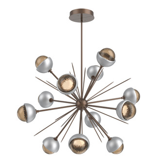 Cabochon Chandelier Large Pendant Burnished Bronze (1289|CHB0093-0B-BB-B-001-L1-CS)