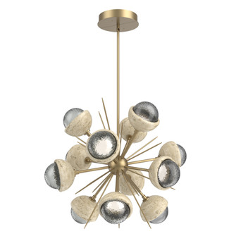 Cabochon Chandelier Large Pendant Novel Brass (1289|CHB0093-0A-NB-S-001-L3-TR)