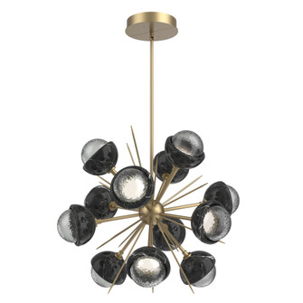 Cabochon Chandelier Large Pendant Novel Brass (1289|CHB0093-0A-NB-S-001-L3-BM)