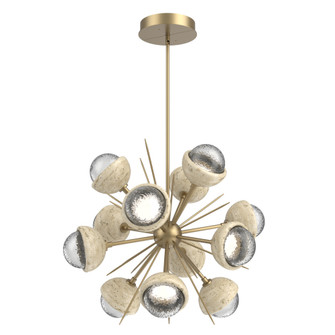 Cabochon Chandelier Large Pendant Novel Brass (1289|CHB0093-0A-NB-C-001-L1-TR)