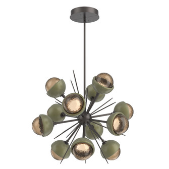 Cabochon Chandelier Large Pendant Graphite (1289|CHB0093-0A-GP-B-001-L1-GE)