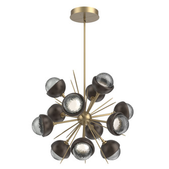 Cabochon Chandelier Large Pendant Gilded Brass (1289|CHB0093-0A-GB-S-001-L3-FB)