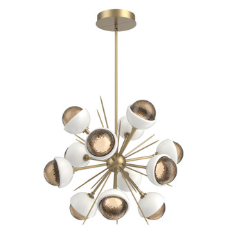 Cabochon Chandelier Large Pendant Gilded Brass (1289|CHB0093-0A-GB-B-001-L1-WI)