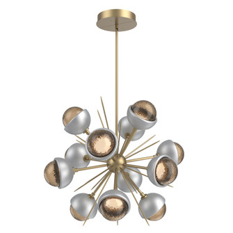 Cabochon Chandelier Large Pendant Gilded Brass (1289|CHB0093-0A-GB-B-001-L1-CS)