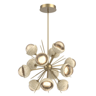 Cabochon Chandelier Large Pendant Gilded Brass (1289|CHB0093-0A-GB-A-001-L3-TR)