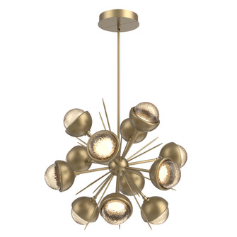 Cabochon Chandelier Large Pendant Gilded Brass (1289|CHB0093-0A-GB-A-001-L3-MS)