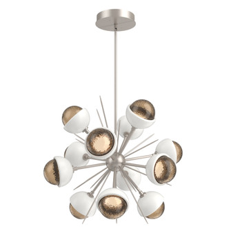 Cabochon Chandelier Large Pendant Beige Silver (1289|CHB0093-0A-BS-B-001-L1-WI)