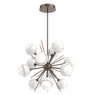 Cabochon Chandelier Large Pendant Burnished Bronze (1289|CHB0093-0A-BB-WL-001-L3-WI)