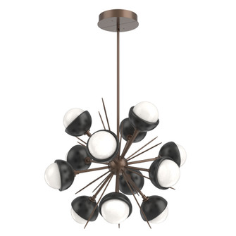 Cabochon Chandelier Large Pendant Burnished Bronze (1289|CHB0093-0A-BB-WL-001-L3-MB)