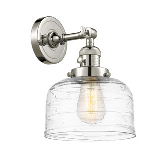Bell - 1 Light - 8 inch - Polished Nickel - Adjustable Sconce (3442|203SW-PN-G713)
