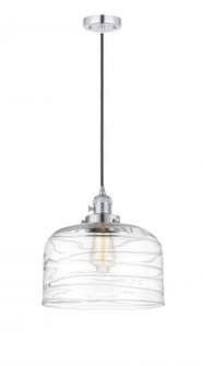Bell - 1 Light - 12 inch - Polished Chrome - Cord hung - Mini Pendant (3442|201CSW-PC-G713-L-LED)
