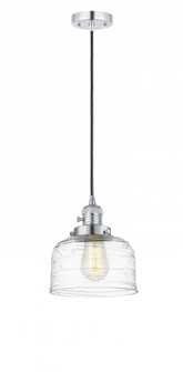Bell - 1 Light - 8 inch - Polished Chrome - Cord hung - Mini Pendant (3442|201CSW-PC-G713)
