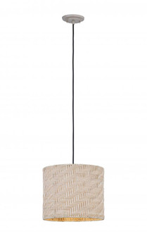 Loom - 1 Light - 12 inch - Jute - Mini Pendant (3442|656-1P-JT-12NT)