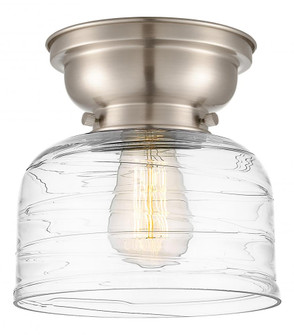Bell - 1 Light - 8 inch - Brushed Satin Nickel - Flush Mount (3442|623-1F-SN-G713-LED)