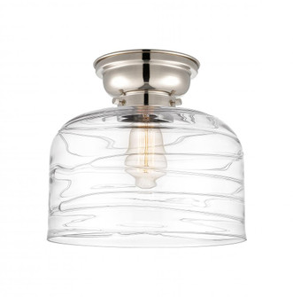 Bell - 1 Light - 12 inch - Polished Nickel - Flush Mount (3442|623-1F-PN-G713-L-LED)