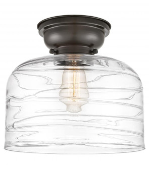 Bell - 1 Light - 12 inch - Oil Rubbed Bronze - Flush Mount (3442|623-1F-OB-G713-L)