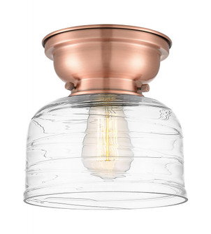 Bell - 1 Light - 8 inch - Antique Copper - Flush Mount (3442|623-1F-AC-G713)