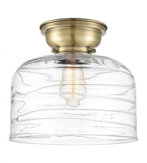 Bell - 1 Light - 12 inch - Antique Brass - Flush Mount (3442|623-1F-AB-G713-L-LED)