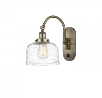 Bell - 1 Light - 8 inch - Antique Brass - Adjustable Swing Arm (3442|918-1W-AB-G713-LED)