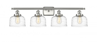 Bell - 4 Light - 38 inch - Brushed Satin Nickel - Bath Vanity Light (3442|916-4W-SN-G713-LED)