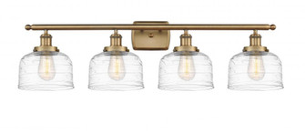 Bell - 4 Light - 38 inch - Brushed Brass - Bath Vanity Light (3442|916-4W-BB-G713)