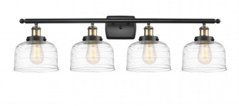 Bell - 4 Light - 38 inch - Black Antique Brass - Bath Vanity Light (3442|916-4W-BAB-G713-LED)