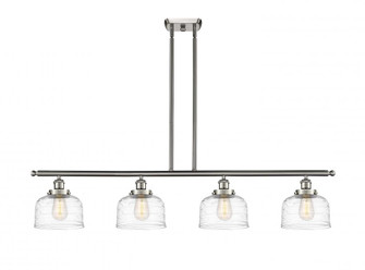 Bell - 4 Light - 48 inch - Brushed Satin Nickel - Stem Hung - Island Light (3442|916-4I-SN-G713-LED)
