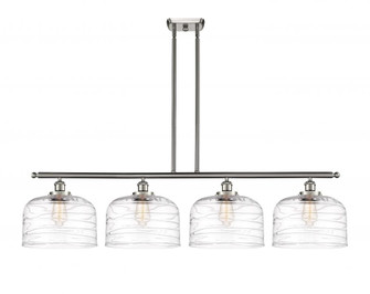 Bell - 4 Light - 48 inch - Brushed Satin Nickel - Stem Hung - Island Light (3442|916-4I-SN-G713-L)