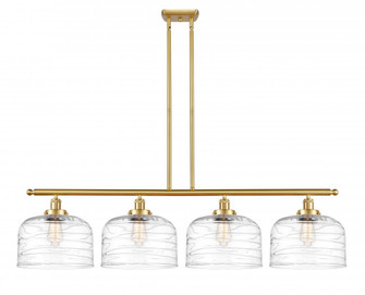 Bell - 4 Light - 48 inch - Satin Gold - Stem Hung - Island Light (3442|916-4I-SG-G713-L)