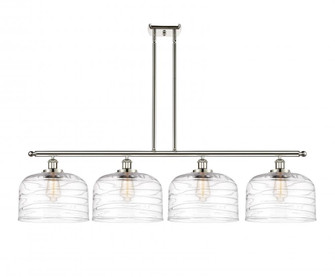 Bell - 4 Light - 48 inch - Polished Nickel - Stem Hung - Island Light (3442|916-4I-PN-G713-L-LED)