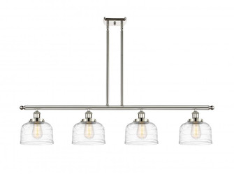 Bell - 4 Light - 48 inch - Polished Nickel - Stem Hung - Island Light (3442|916-4I-PN-G713-LED)