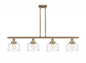 Bell - 4 Light - 48 inch - Brushed Brass - Stem Hung - Island Light (3442|916-4I-BB-G713-LED)