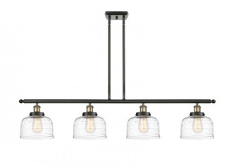 Bell - 4 Light - 48 inch - Black Antique Brass - Stem Hung - Island Light (3442|916-4I-BAB-G713-LED)